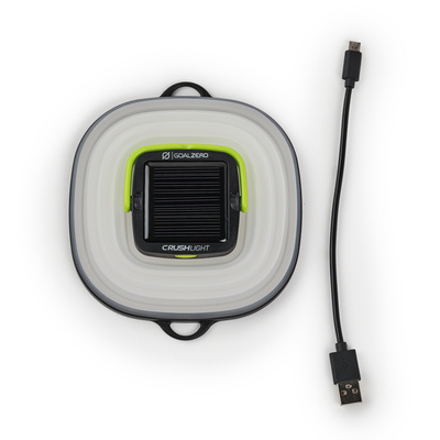Goal Zero Crush Light integriertes Solarpanel inklusive Micro USB Kabel
