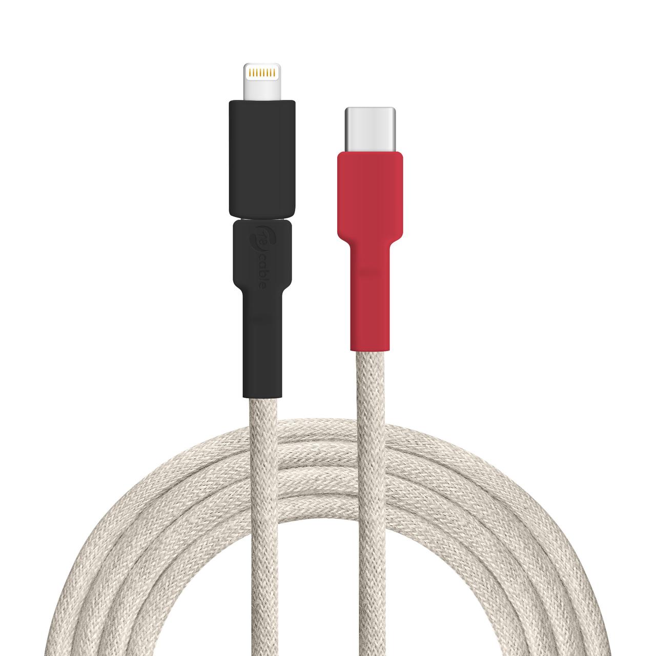 recable USB-C auf Lightning (Apple-Adapter) Kabel Weißrückenspecht