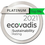 Zertifikat ecovadis Platinum 2021