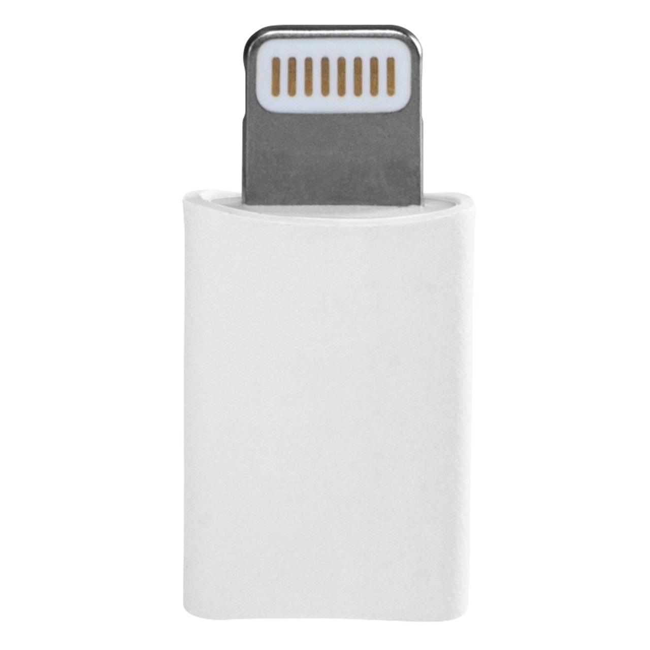 iPhone Adapter Lightning zu Micro USB weiß