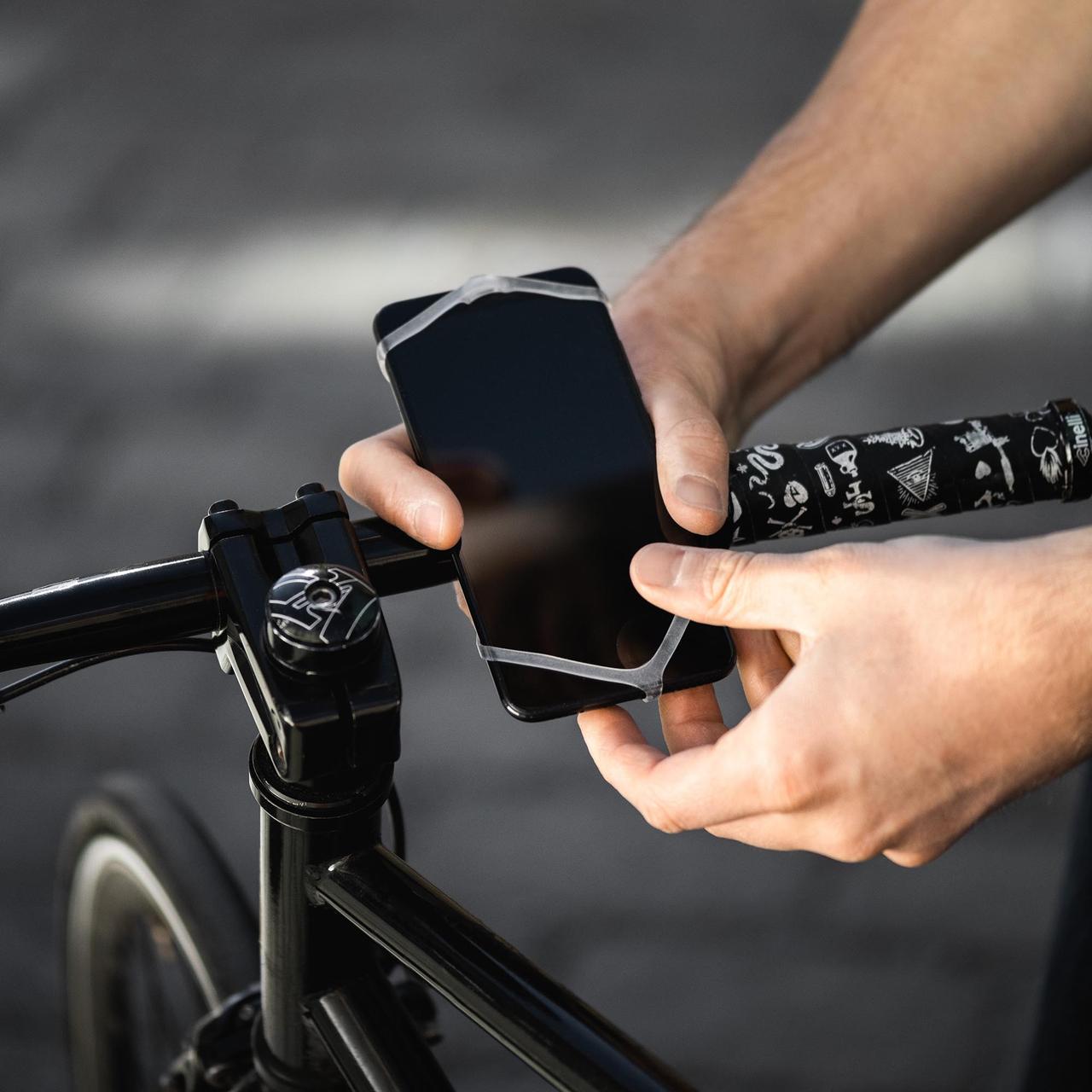 Finn Smartphone Halterung Silikon Fahrrad befestigen