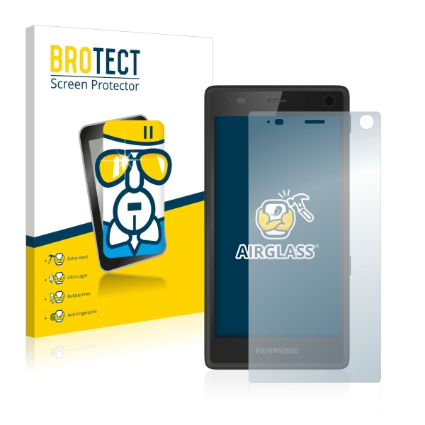 BROTECT® AirGlass® Premium Glasfolie Klar für Fairphone