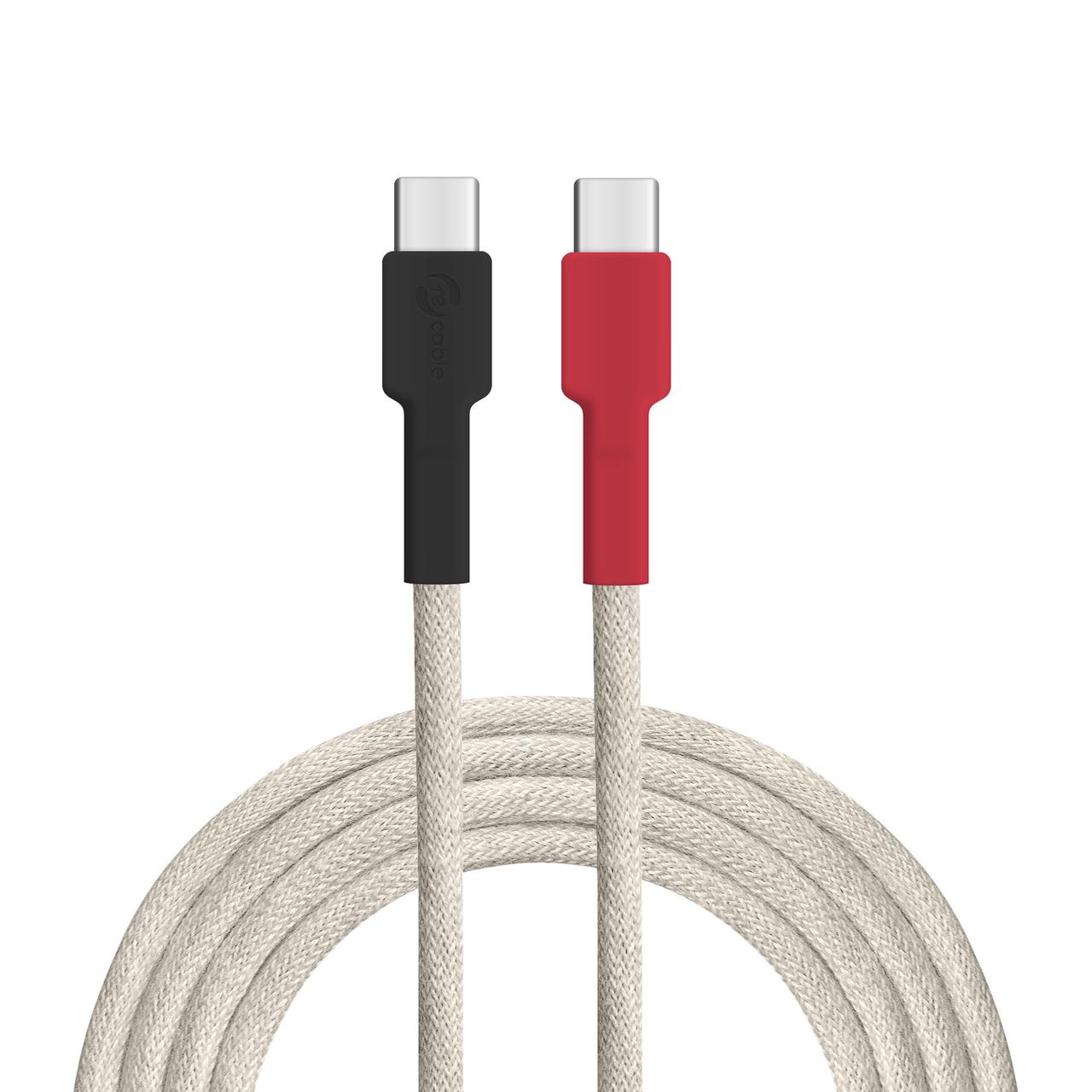 nachhaltiges USB-C Kabel von recable fair und transparent Weißrückenspecht