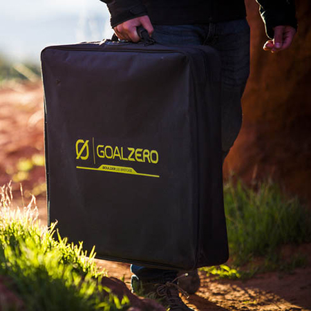 Goal Zero Boulder 100 Briefcase einfach zu transportieren